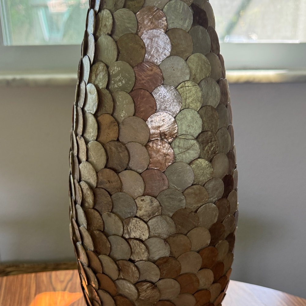 Pier 1 Iridescent Shell Vase - Picture 3 of 6